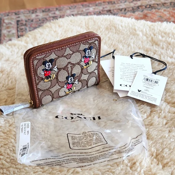 Coach x disney wallet sale